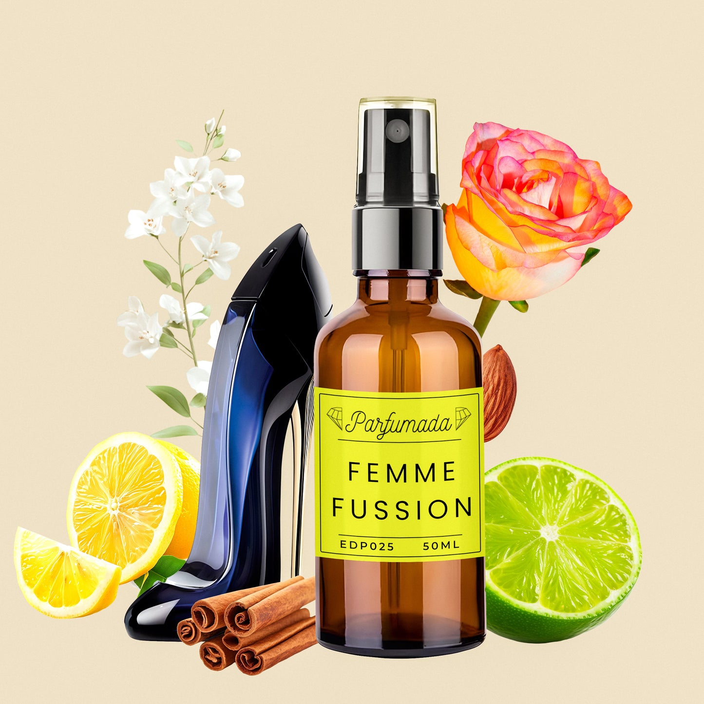 Femme Fussion Eau de Parfum inspired by Good Girl