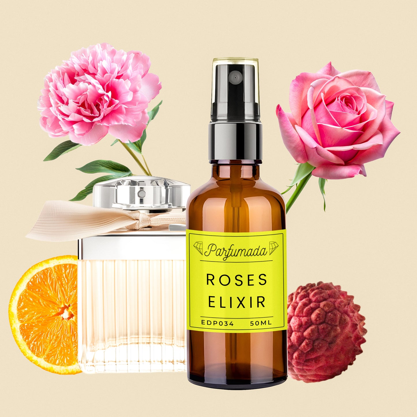 Roses elixir Eau de Parfum inspired by Chloe Parfum